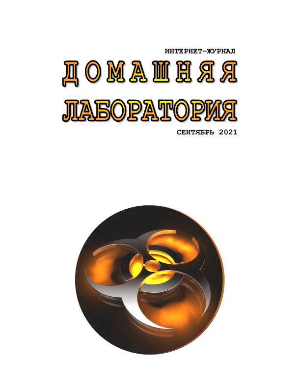 Обложка журнала Домашняя лаборатория 9, Сентябрь 2021